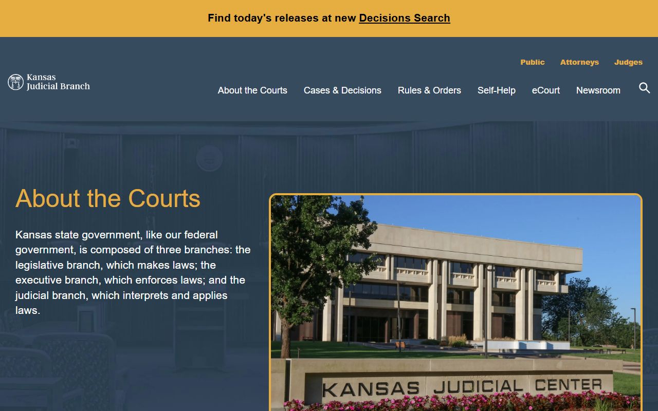 Brown County court records Kansas court structure